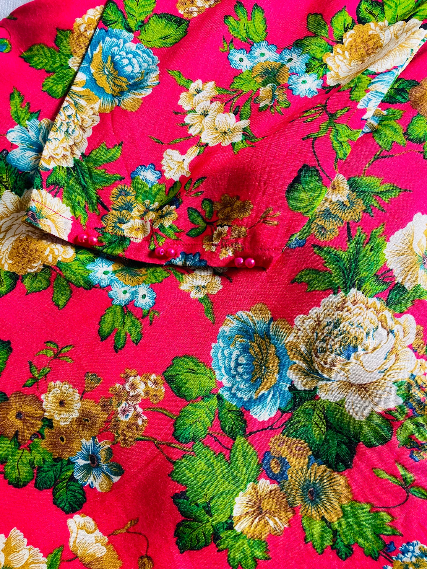 Pink Floral - 2 pc stitched