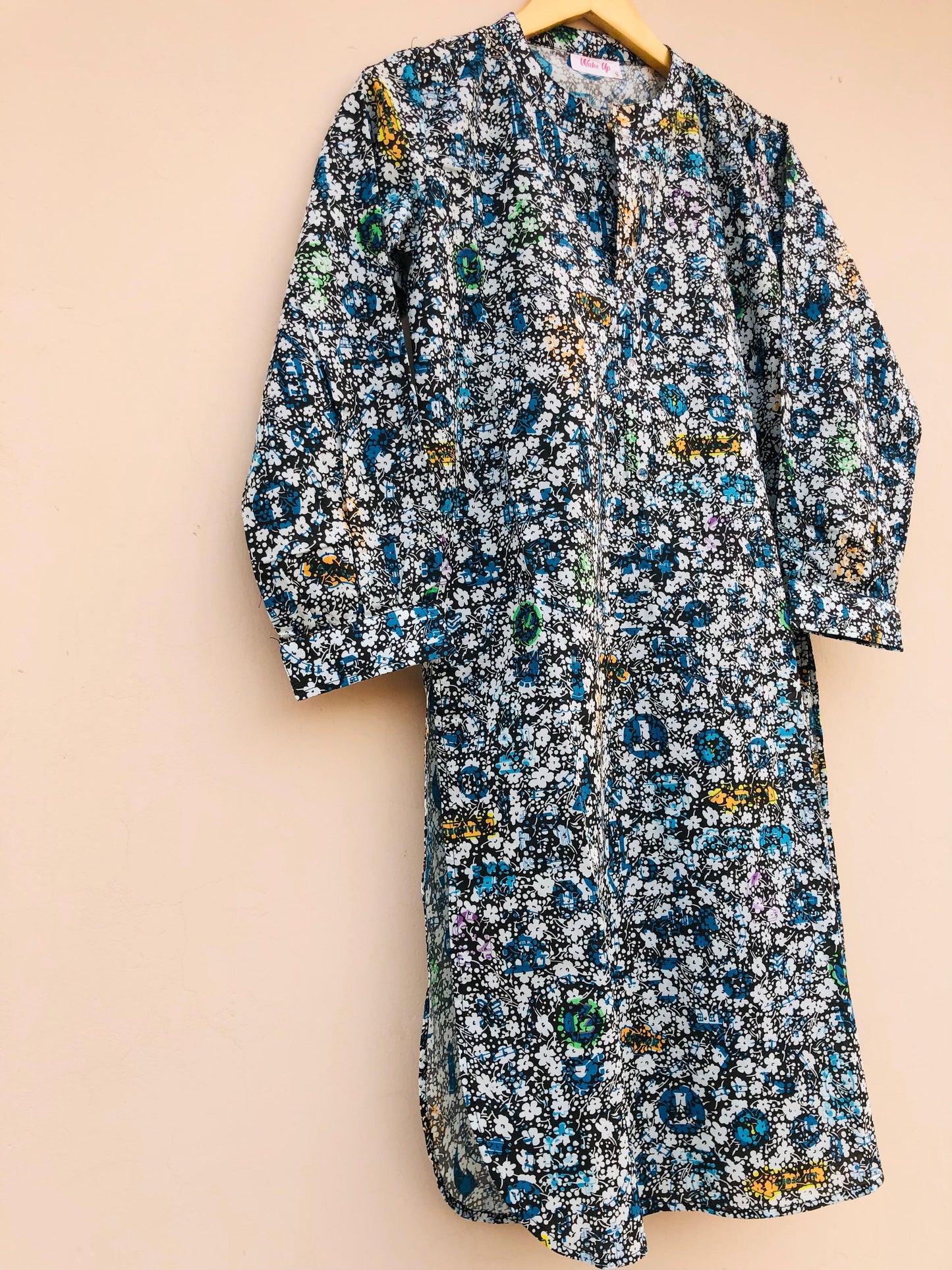 Blue Floral-2pc stitched