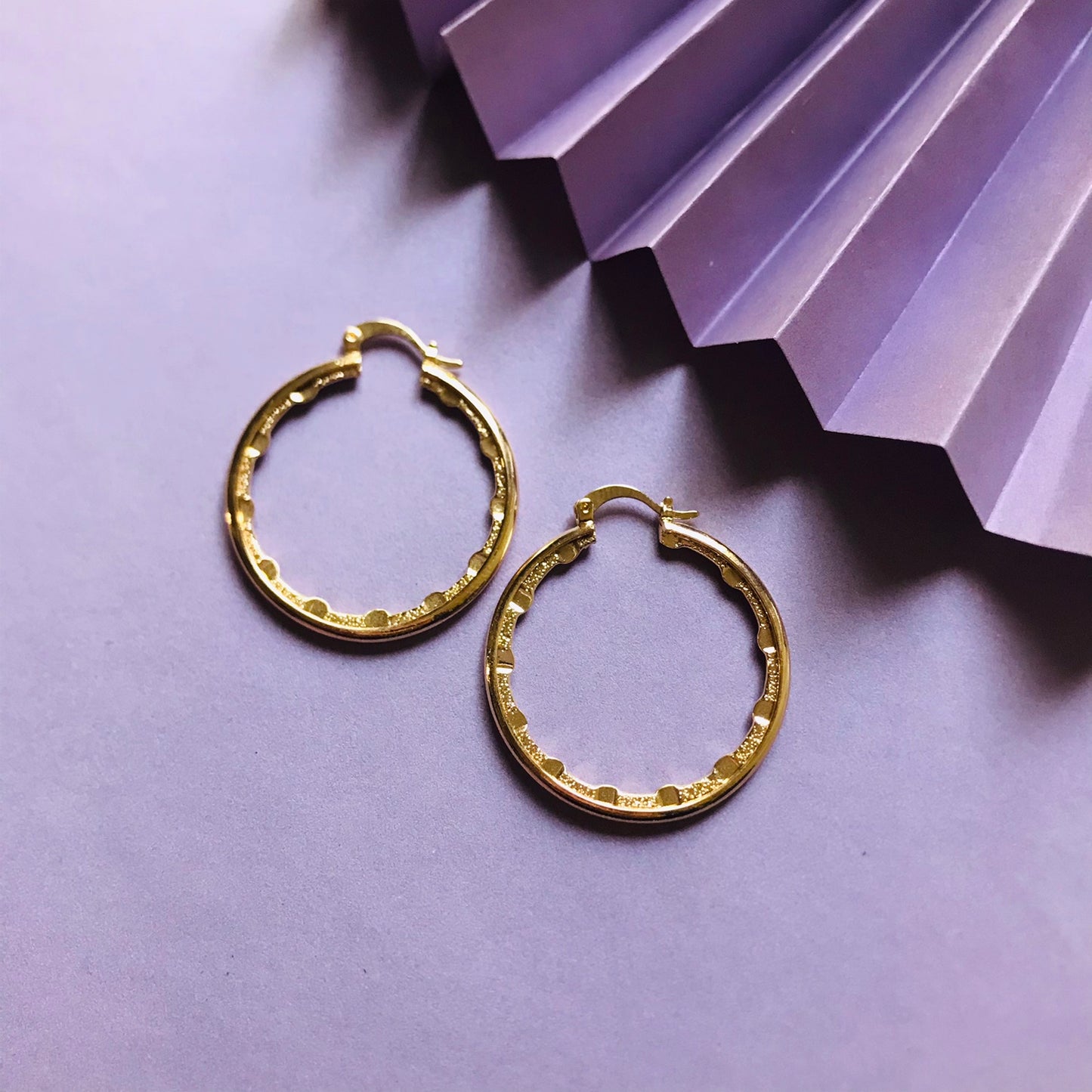 Modern Golden Hoop