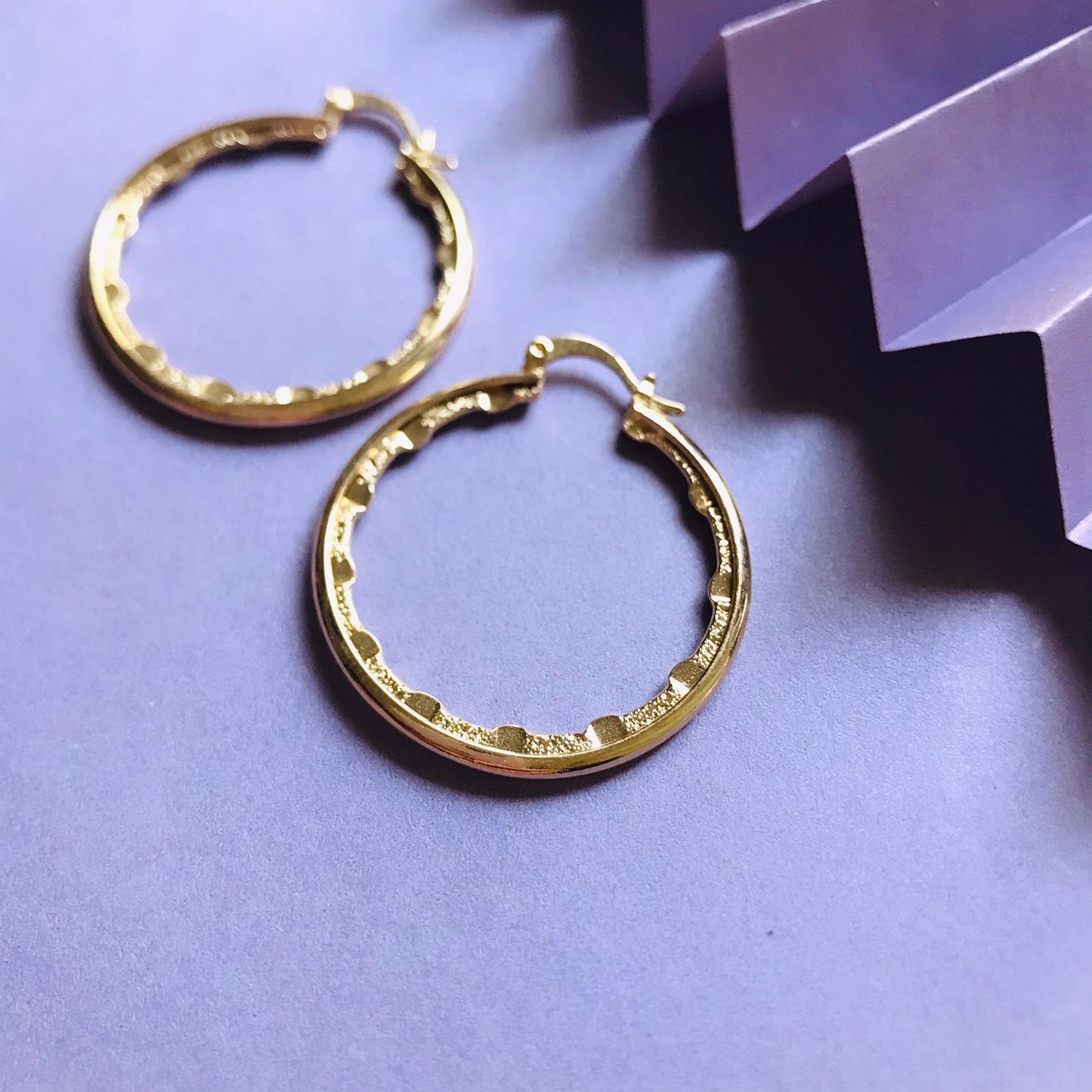 Modern Golden Hoop