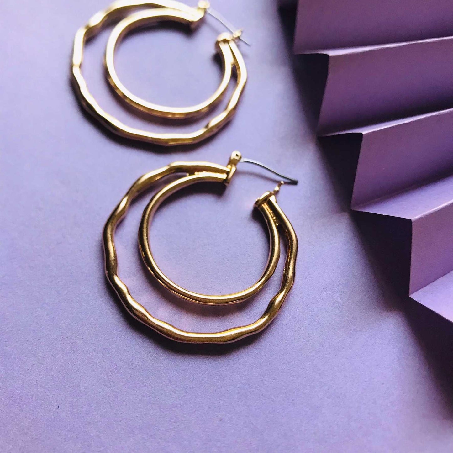 Modern Hoop Earrings