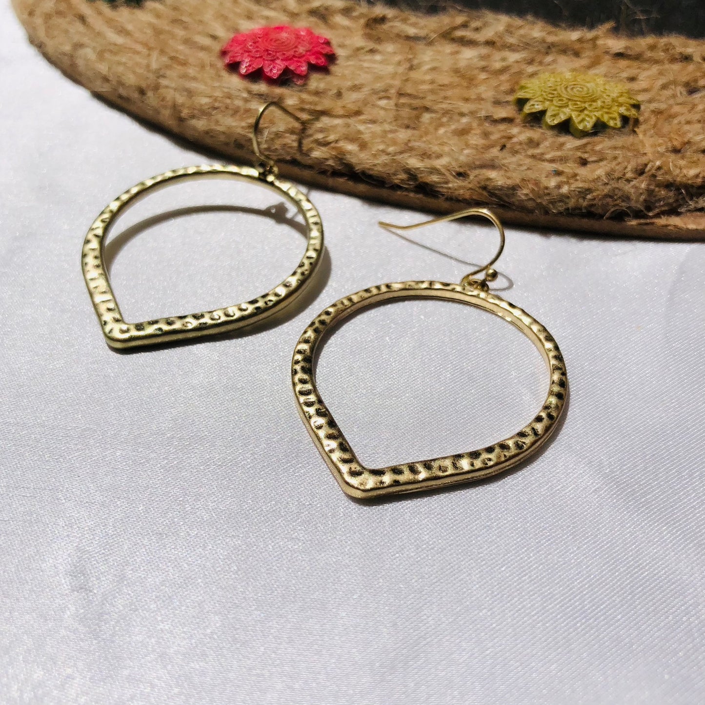 Modern Golden Earrings