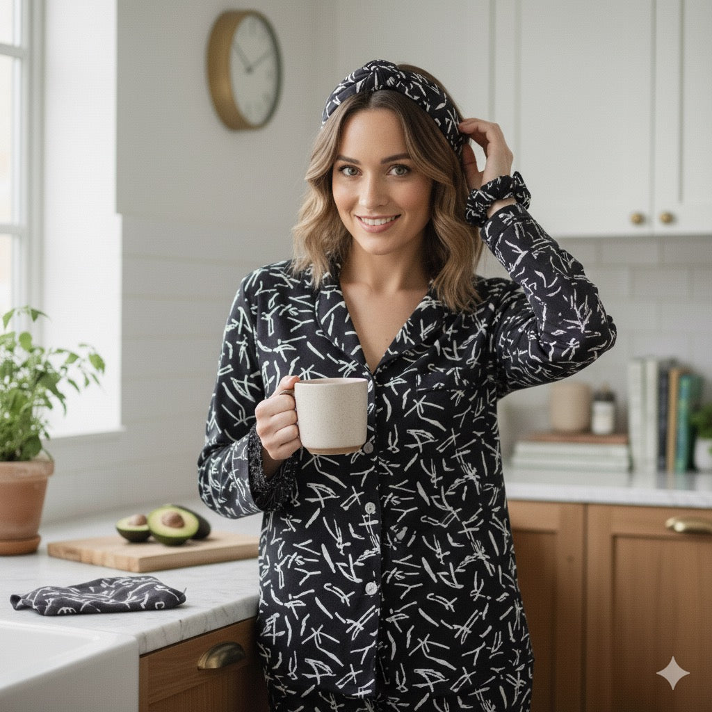 Black ♥︎ - Luxury stone Linen