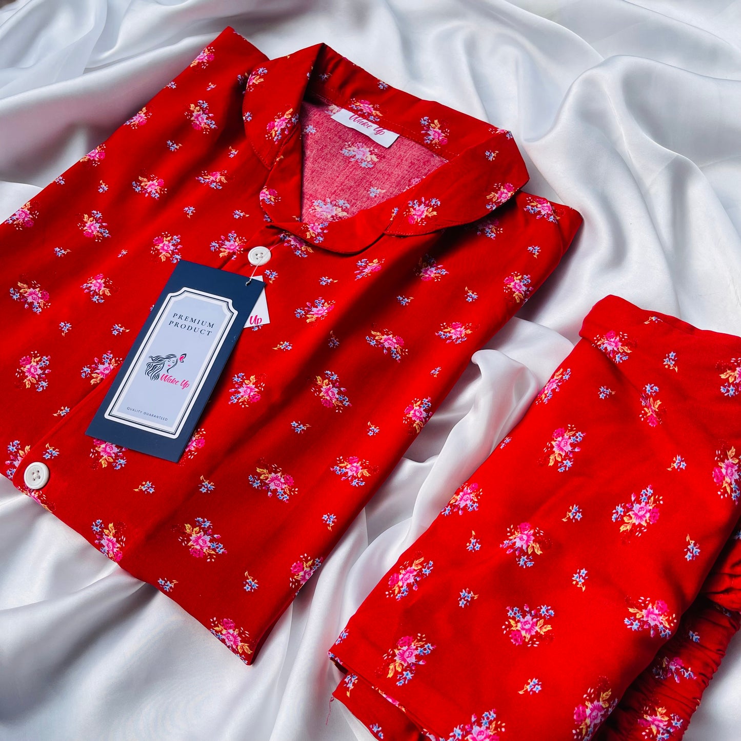 Red comfort 🌸 - Luxury Summer Linen
