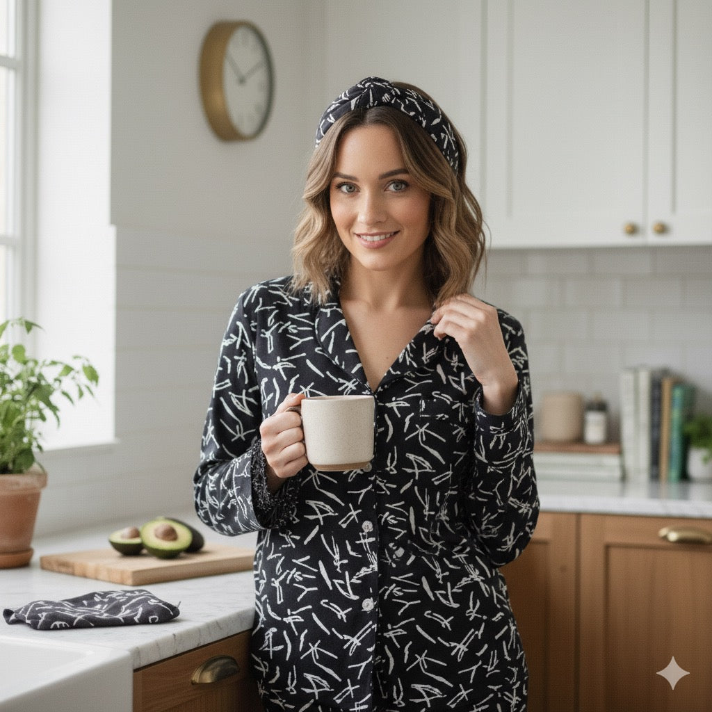 Black ♥︎ - Luxury stone Linen