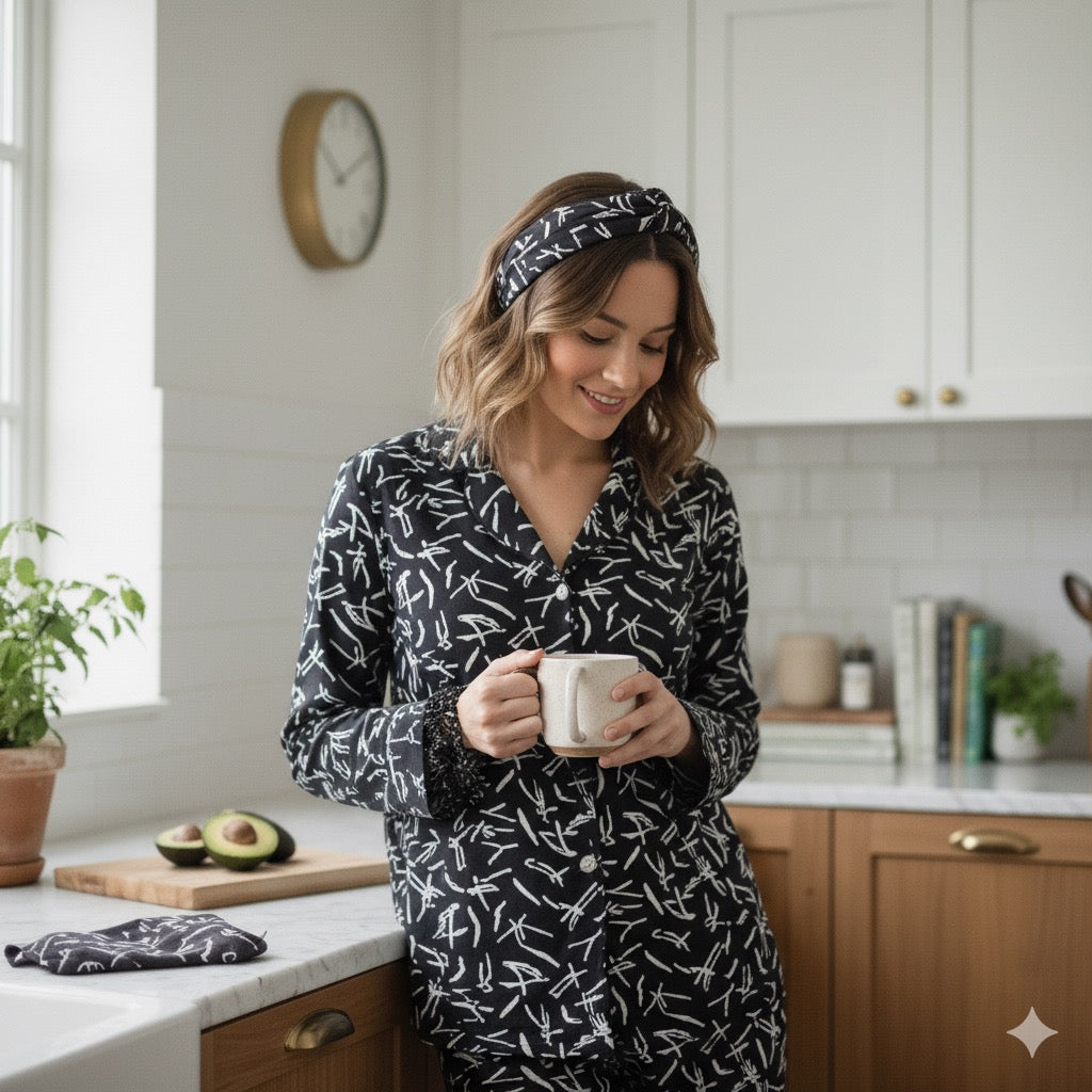 Black ♥︎ - Luxury stone Linen