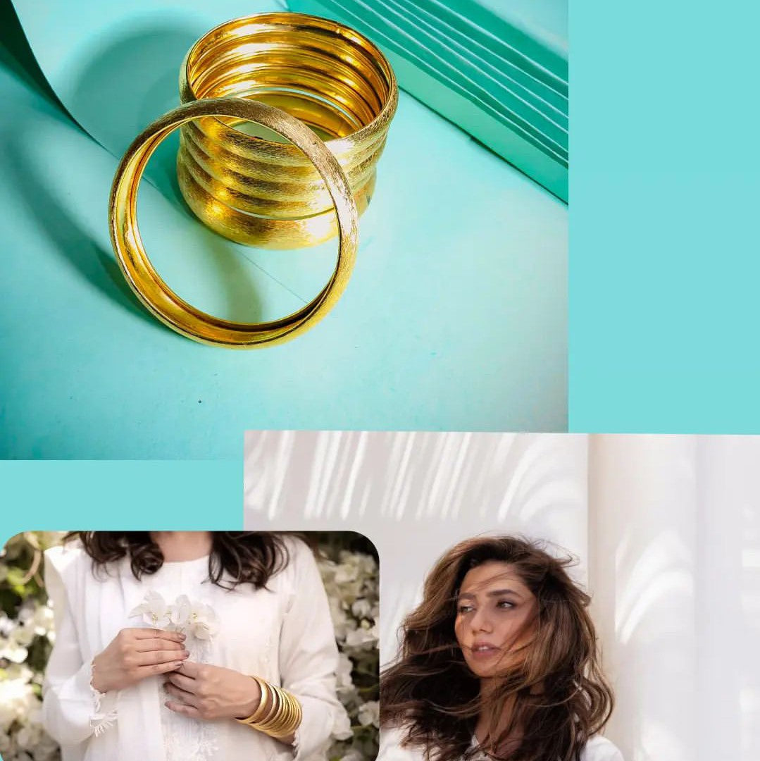 Mahira Khan's Metal Bangles Crafted in High Quality