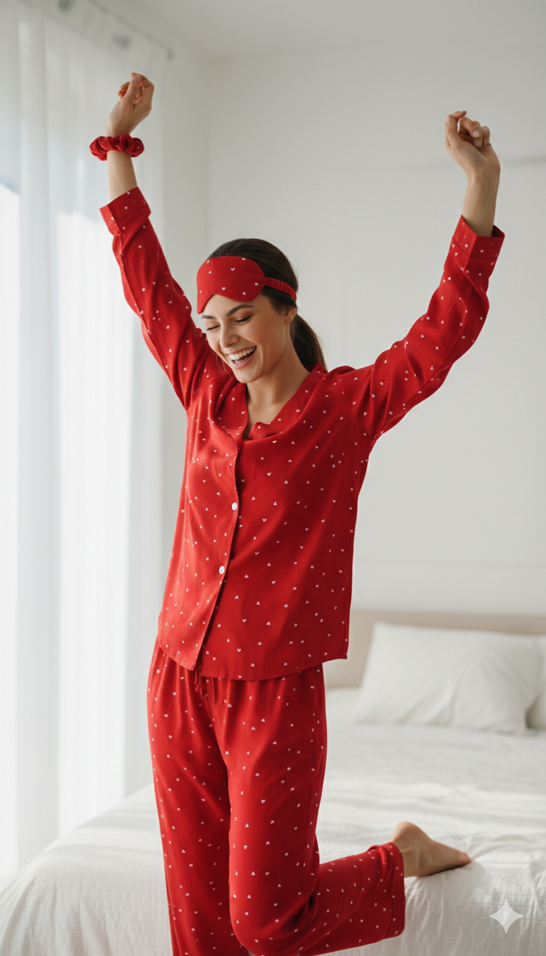 Heart Valentine pjs