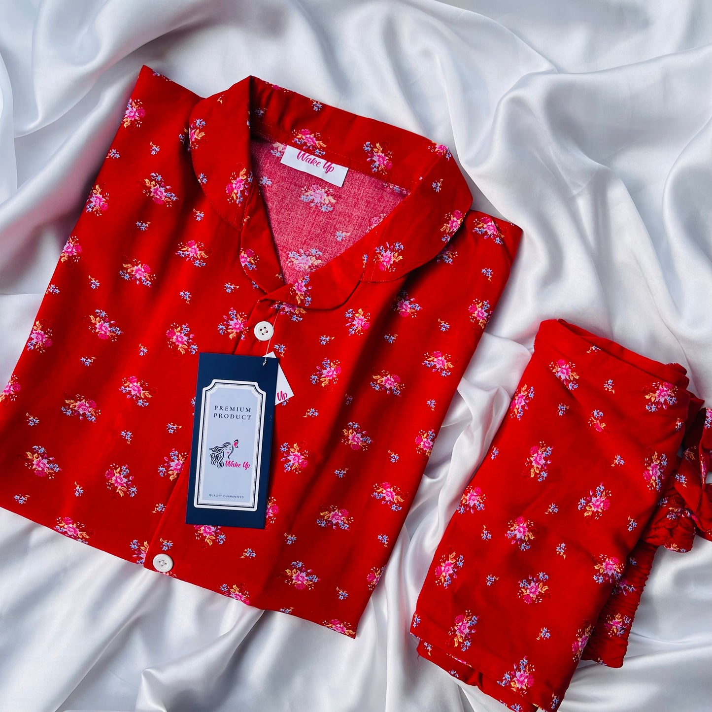 Red comfort 🌸 - Luxury Summer Linen