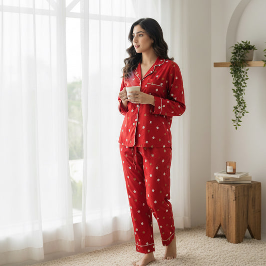 Red strawberry 🍓 - Luxury Summer Linen