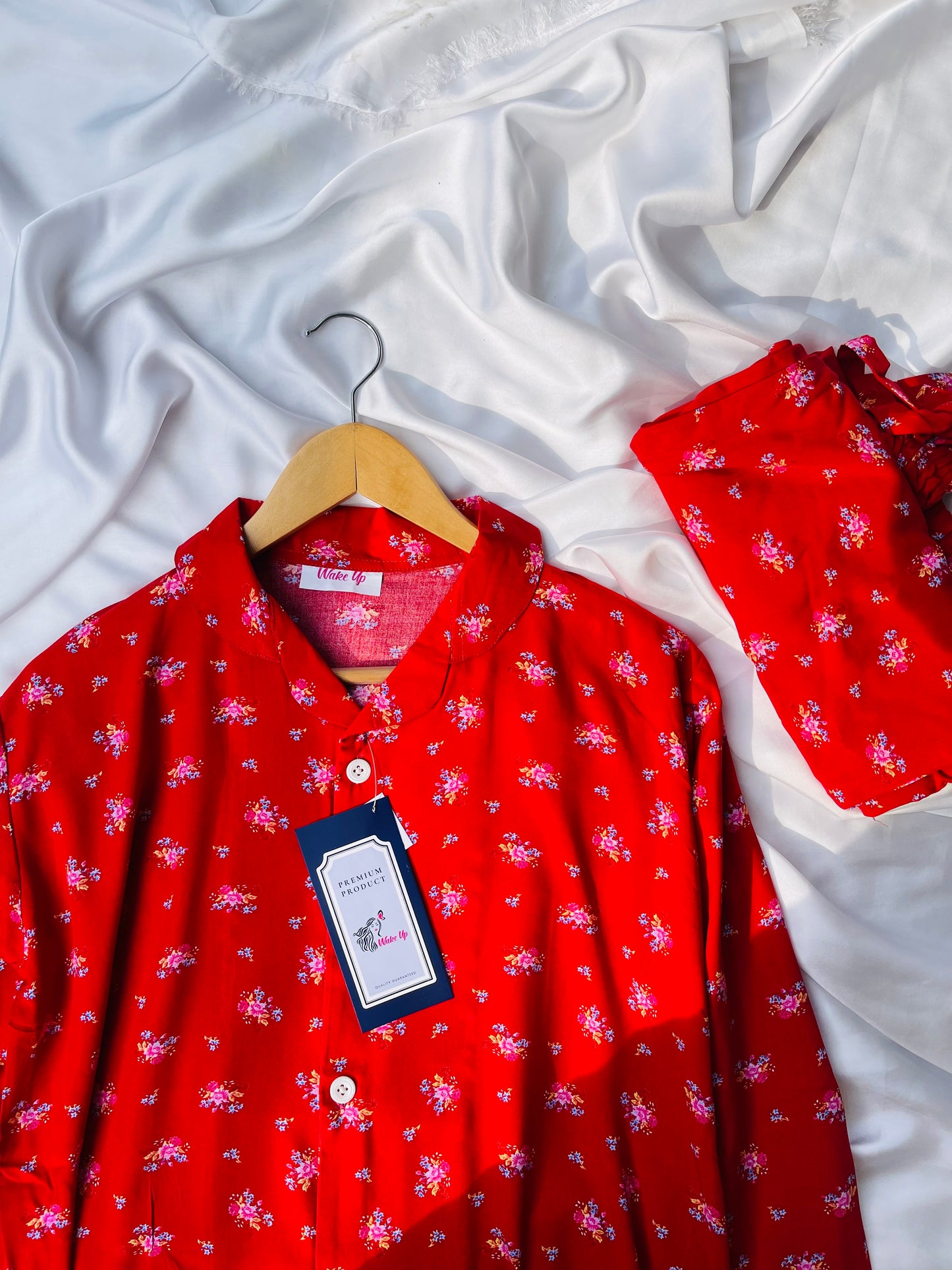 Red comfort 🌸 - Luxury Summer Linen