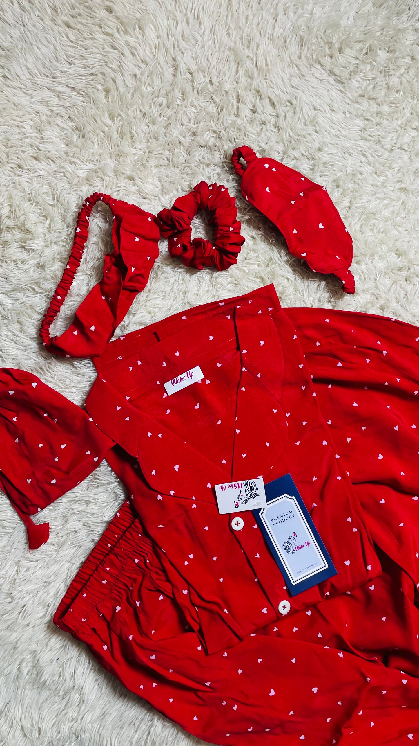 Heart Valentine pjs