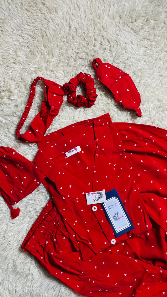 Heart Valentine pjs