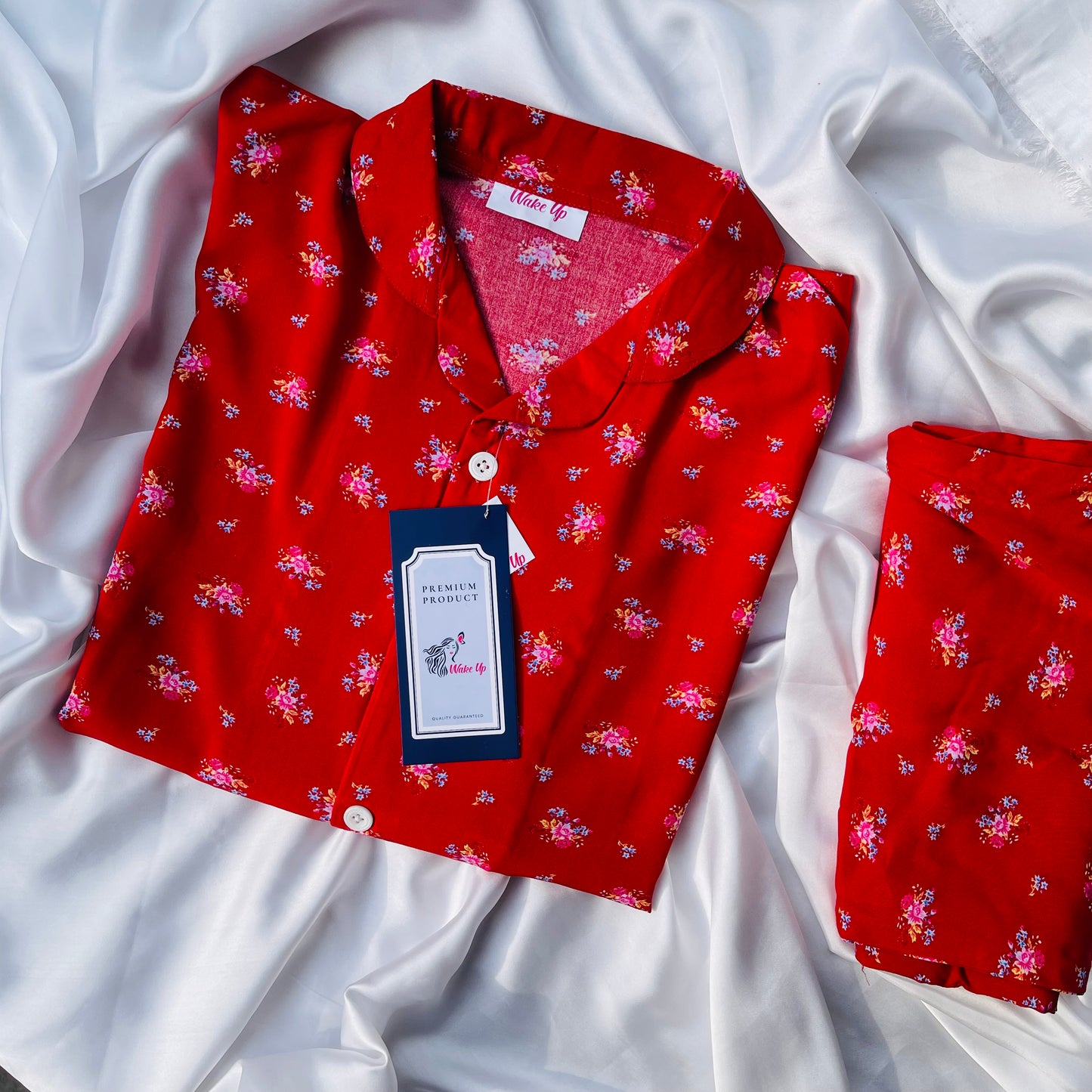 Red comfort 🌸 - Luxury Summer Linen