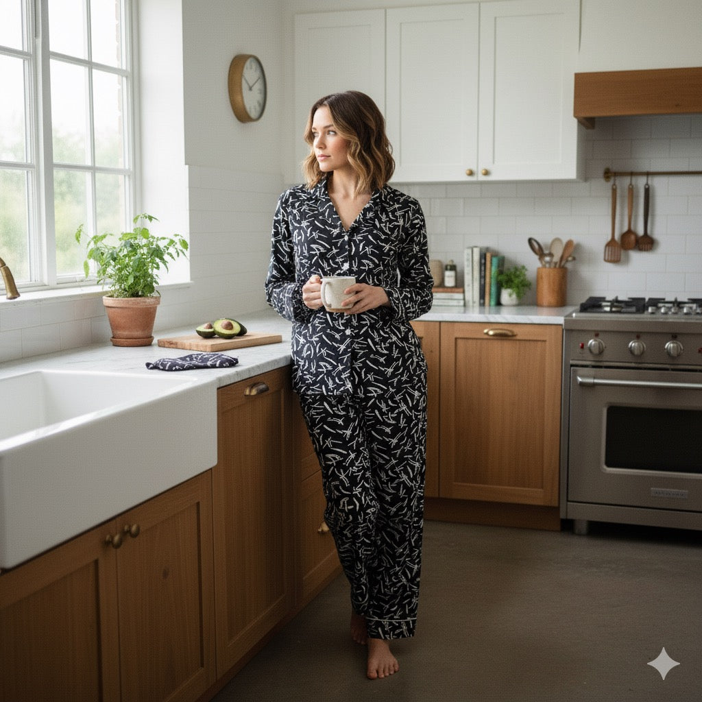 Black ♥︎ - Luxury stone Linen