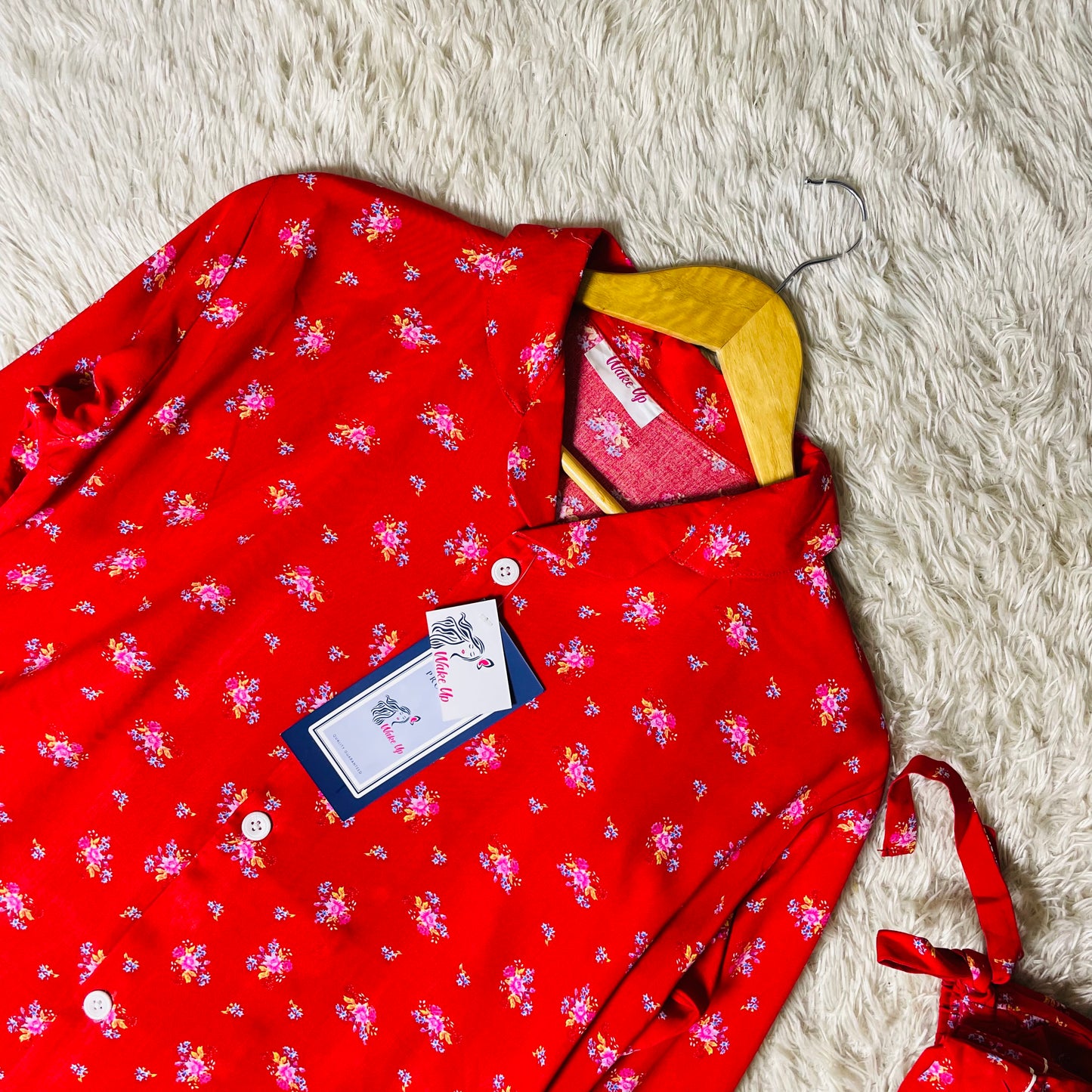 Red comfort 🌸 - Luxury Summer Linen