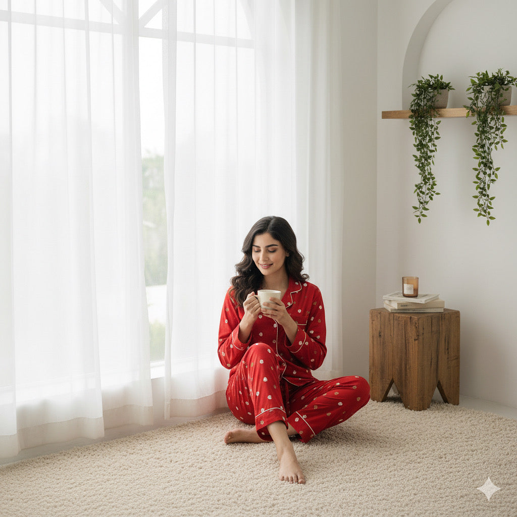Red strawberry 🍓 - Luxury Summer Linen