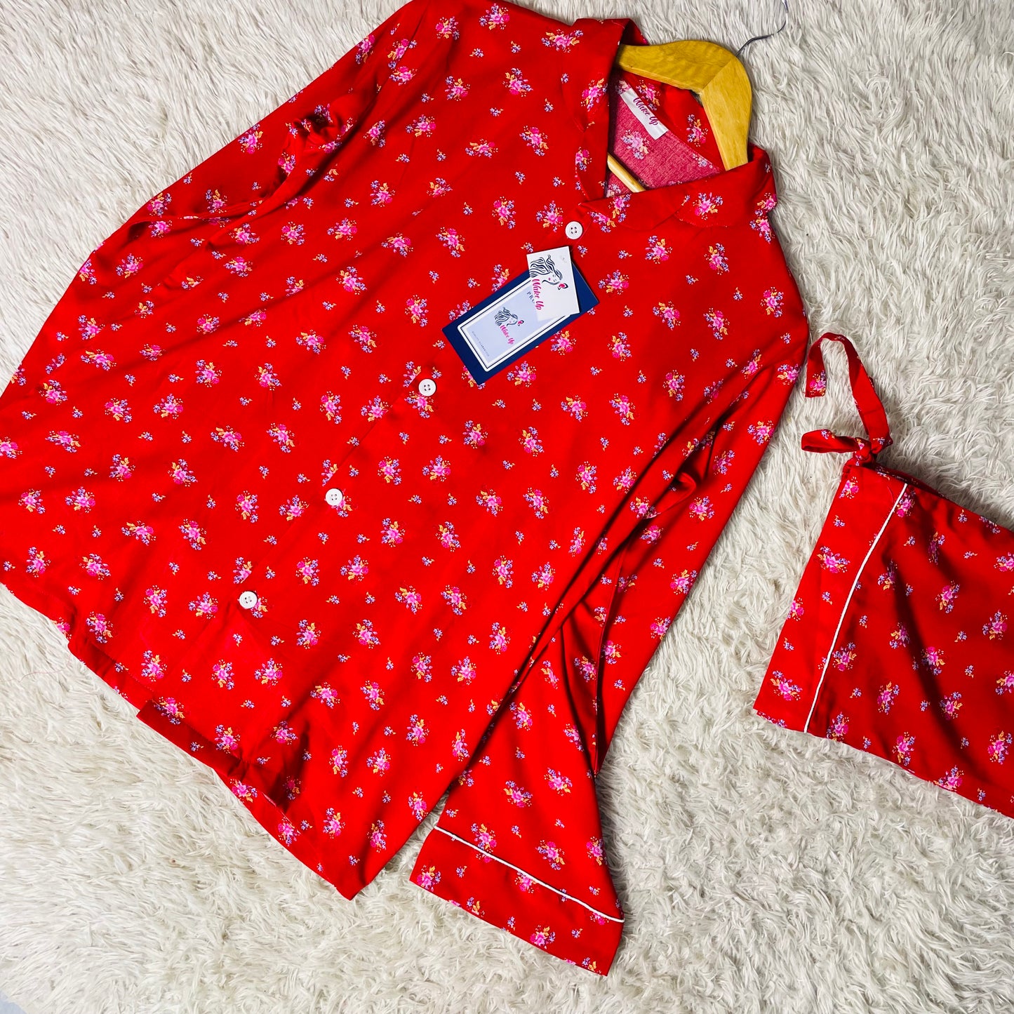 Red comfort 🌸 - Luxury Summer Linen