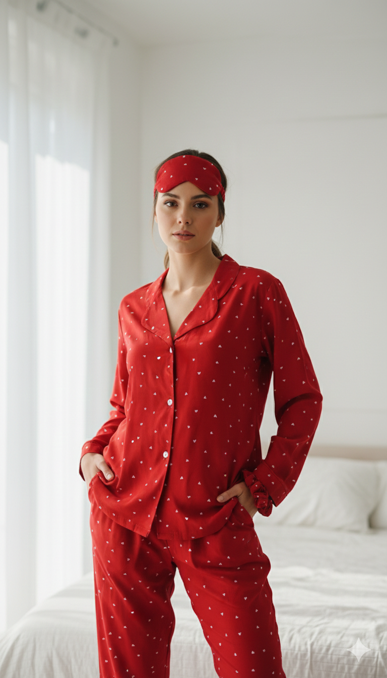 Heart Valentine pjs