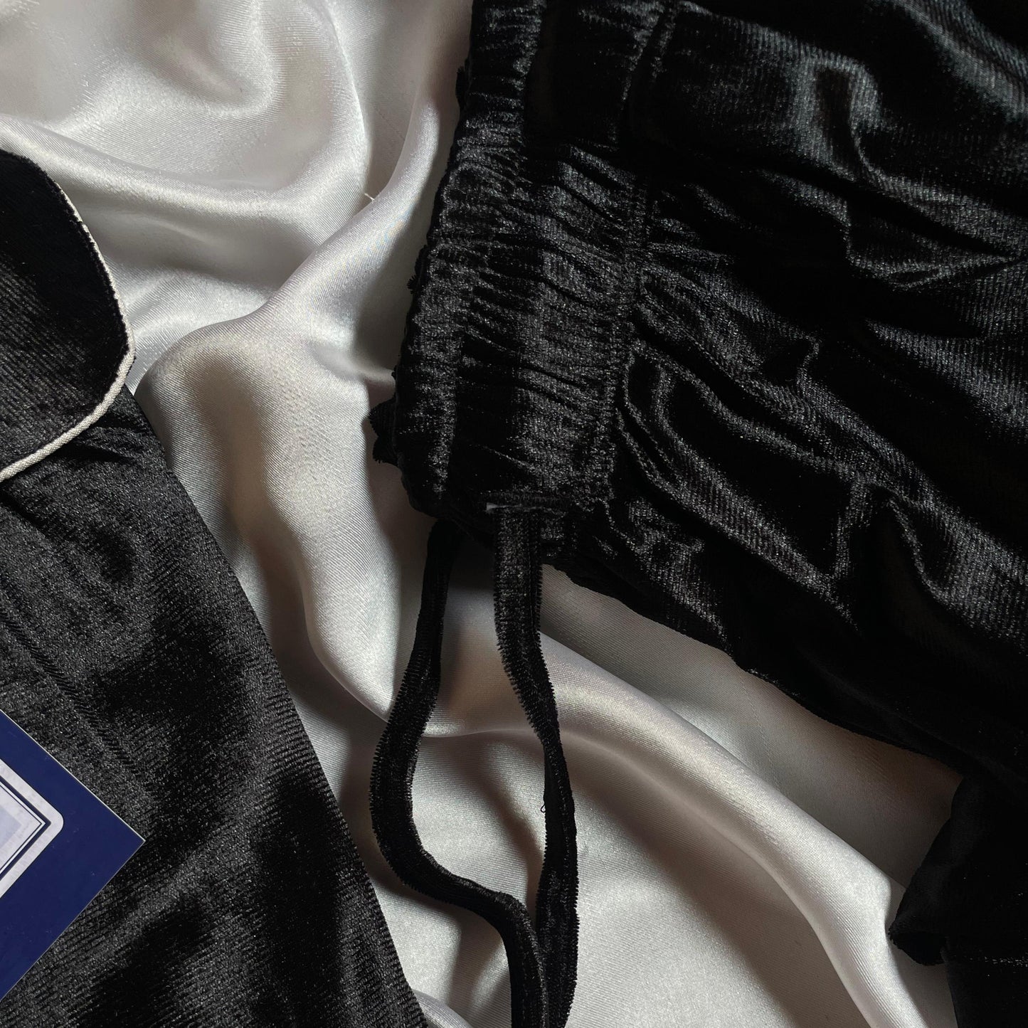 Luxury black Velvet Loungewear