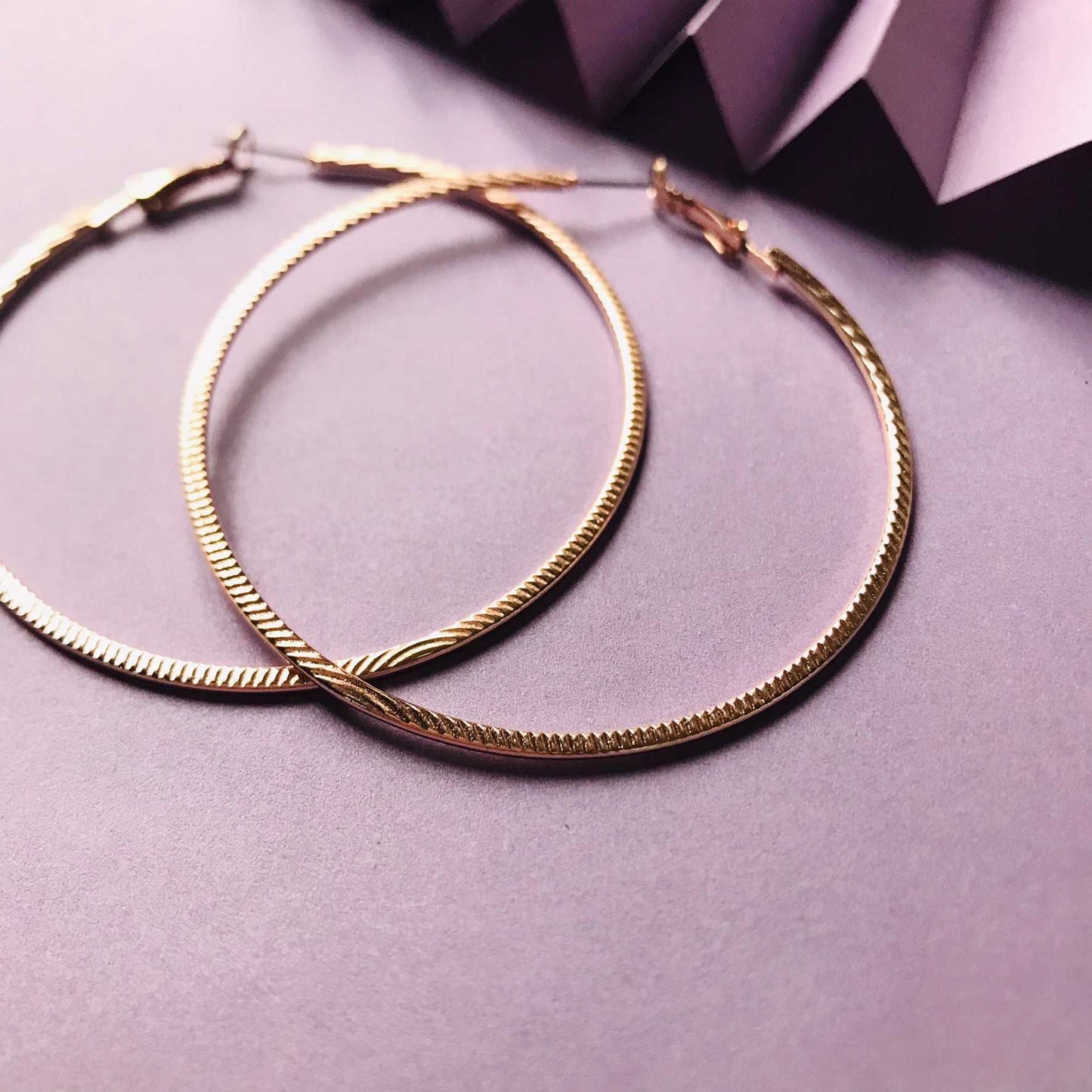 Modern Hoop Earrings