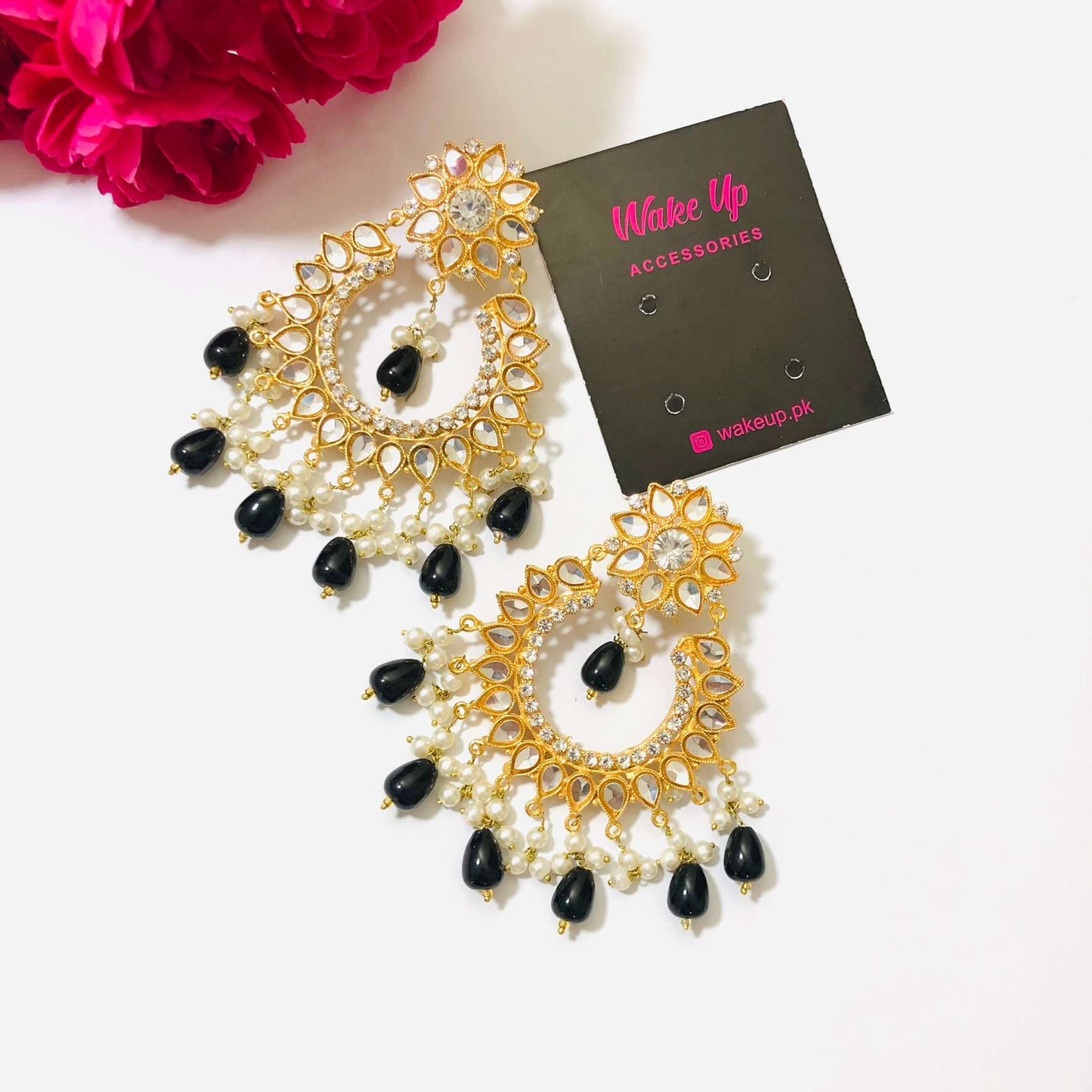 Chand Baali Kundan Earrings