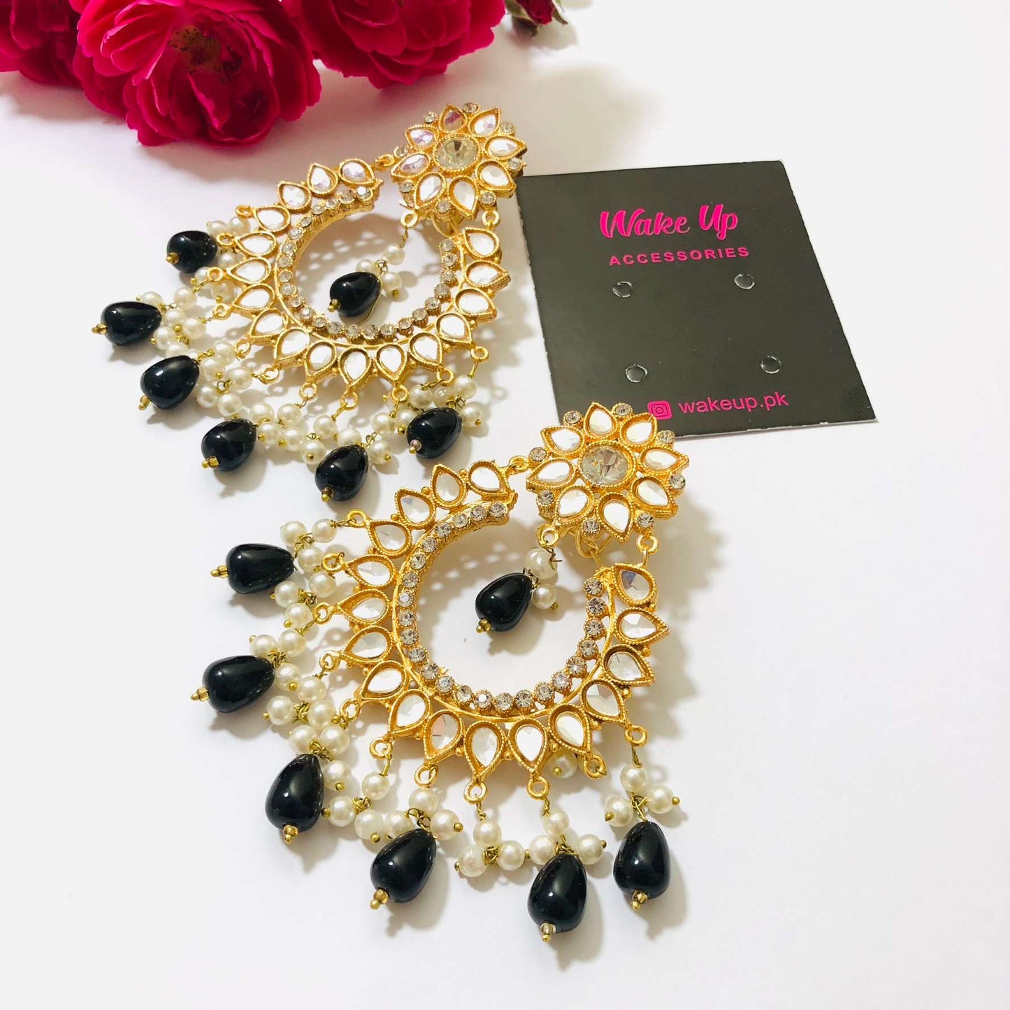Chand Baali Kundan Earrings