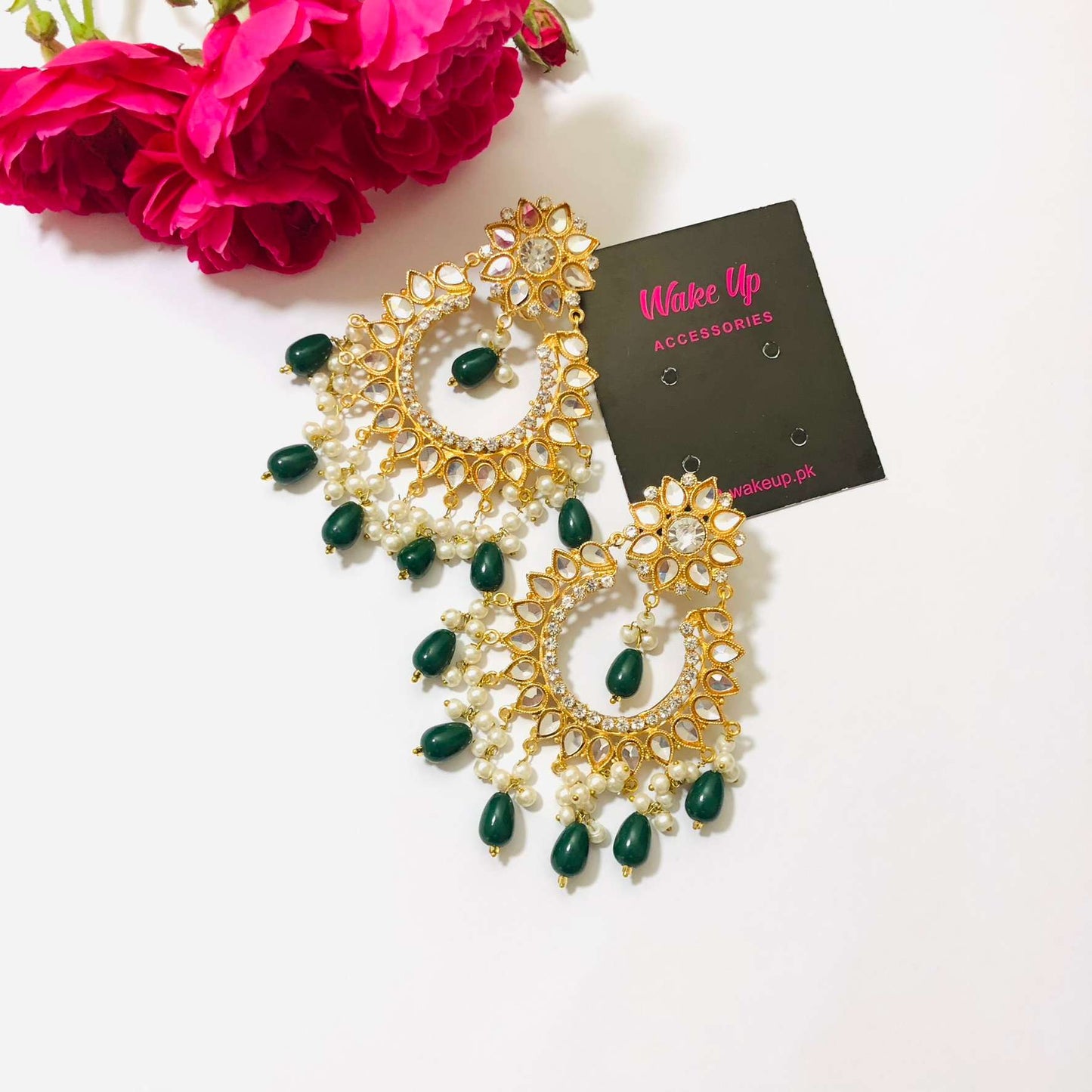 Chand Baali Kundan Earrings