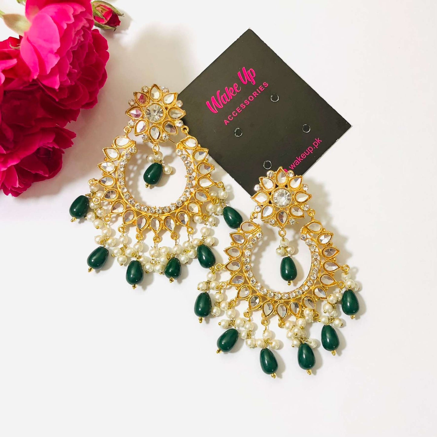 Chand Baali Kundan Earrings