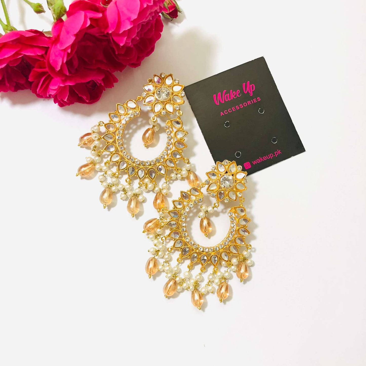 Chand Baali Kundan Earrings