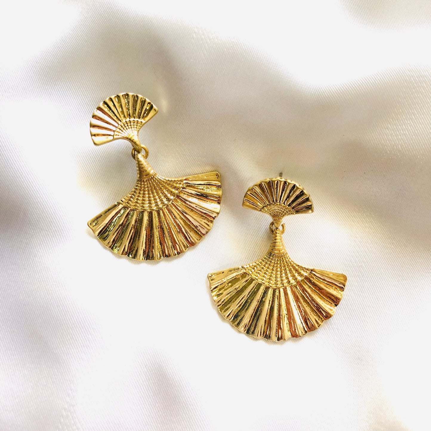 Modern Golden Earrings