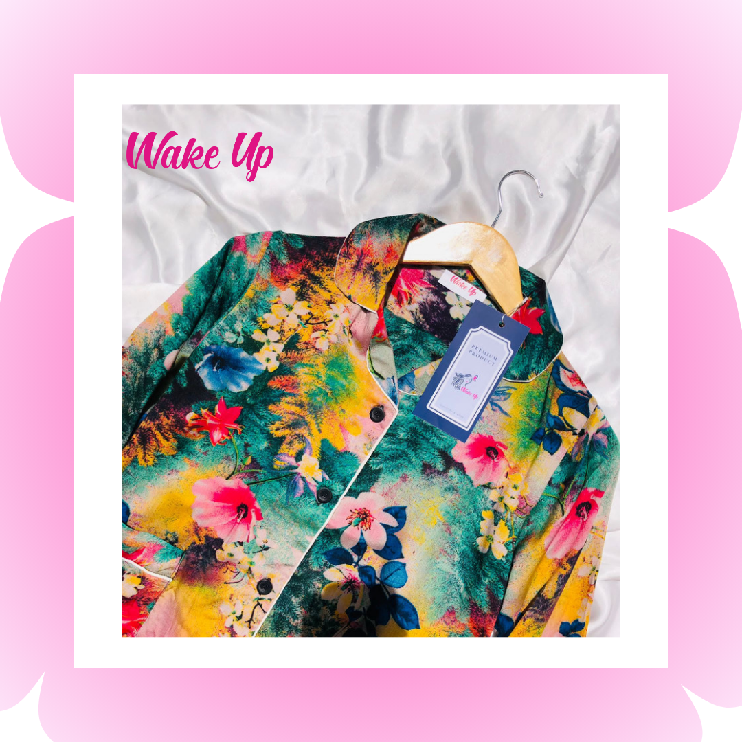 Multy floral - summer linen