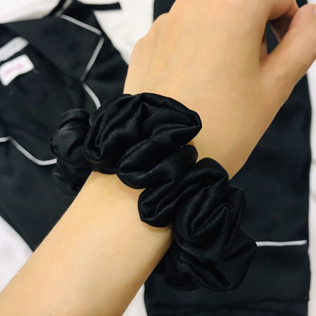 Black Silk Pjs