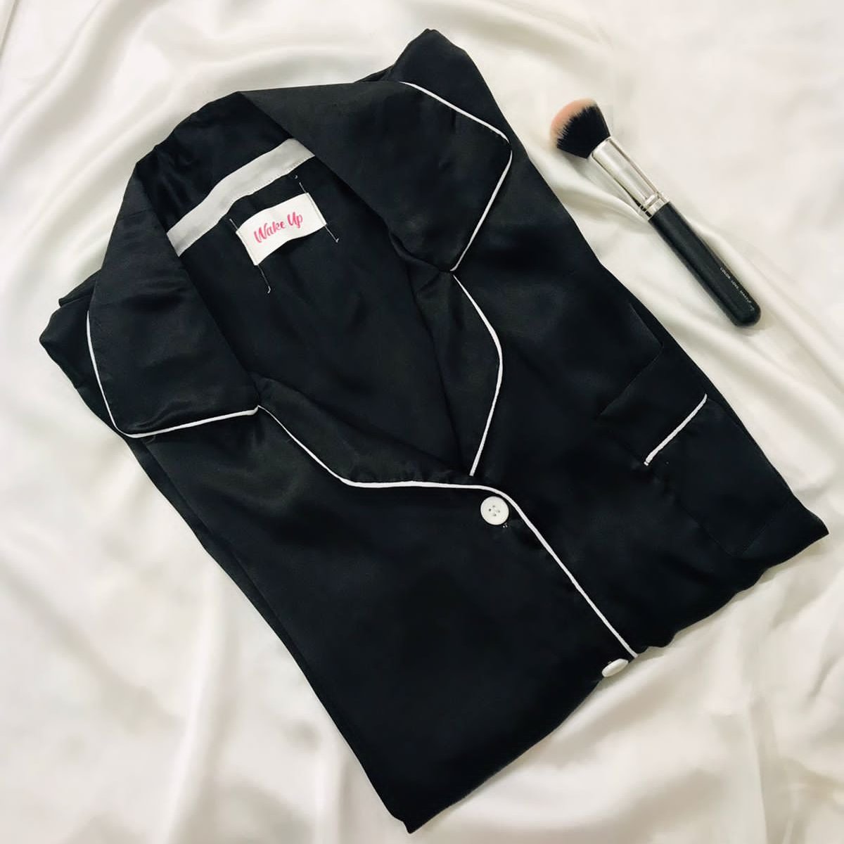 Black Silk Pjs